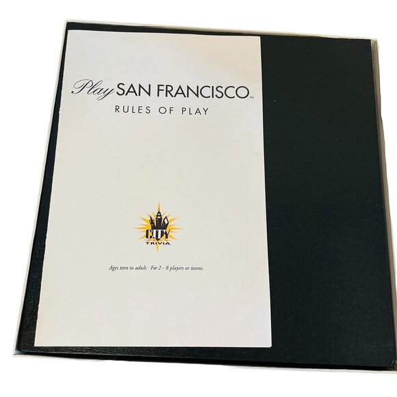 Play San Francisco Definitive City Trivia Board Game Collectible Gift - Picture 8 of 13